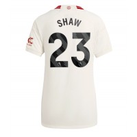 Dres Manchester United Luke Shaw #23 Tretina pre Ženy 2023-24 Krátky Rukáv
